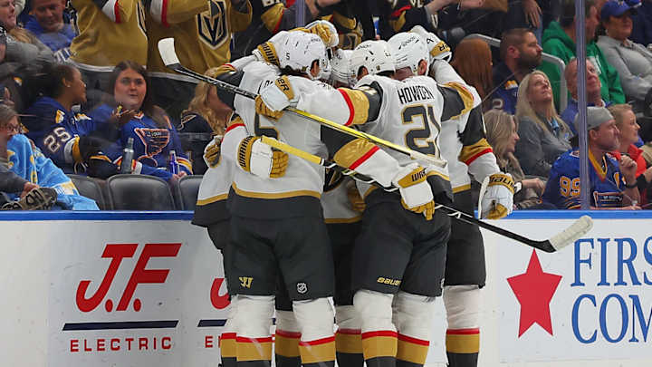 Golden Knights Unleash Fury on Blues with Depth Scoring in Dominant 4-1 Victory