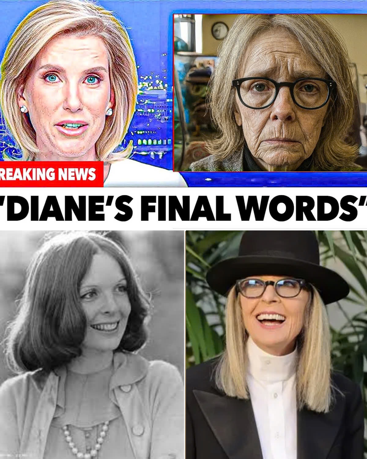 Diane Keaton’s Heartfelt Farewell: A Reflection on Life, Loss, and Legacy - News
