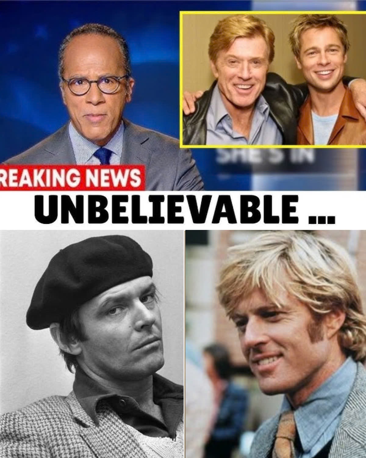 Hollywood in Mourning: The Unattended Funeral of Robert Redford and the Absence of Jack Nicholson - News