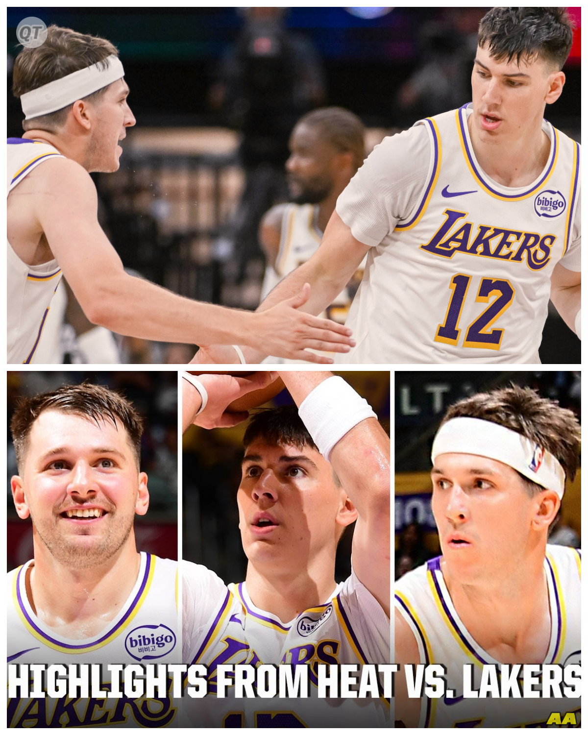  Doncic, Reaves & LaRavia Combine for 80 PTS in Lakers' BIG W over Heat  The Dynamic Trio Dominate in Epic Win!  In a game that had fans on the edge of their seats, Luka Doncic, Austin Reaves, and David LaRavia combined for a staggering 80 points, leading the Los Angeles Lakers to a massive victory over the Miami Heat. The trio’s offensive explosion had the Staples Center rocking. “When these three get hot, the league better watch out,” one commentator exclaimed. Could this be the birth of the next Lakers dynasty?  - News