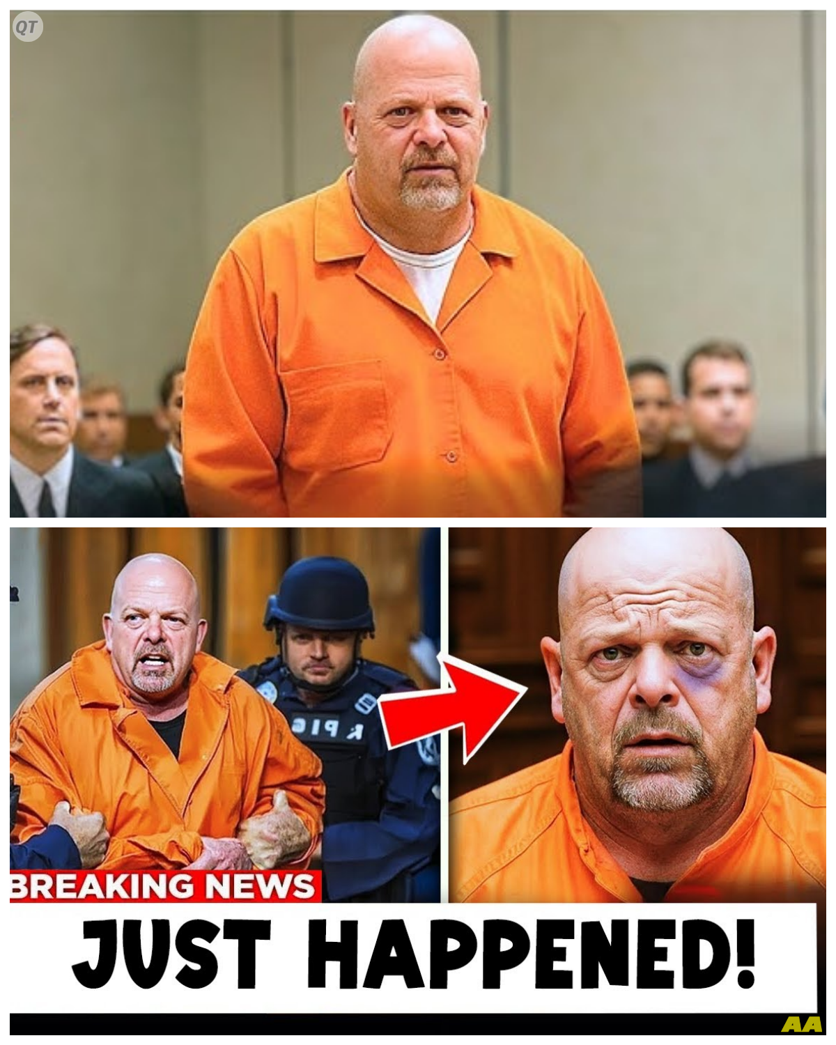 “ SHOCKING! Rick Harrison COLLAPSES in Court After Hearing His Life-Altering Sentence – The Pawn Stars Scandal NO ONE Expected!” In a jaw-dropping turn of events, Pawn Stars star Rick Harrison collapsed in court today after hearing his devastating sentence. What caused this emotional breakdown from one of TV’s most beloved figures? Behind the cameras, Rick was hiding a storm of legal battles, dark secrets, and personal demons. As the truth behind his fall from grace is finally revealed, the shocking twists will leave you gasping for air. Prepare for the untold story of betrayal and heartbreak that shook his world to the core  - News