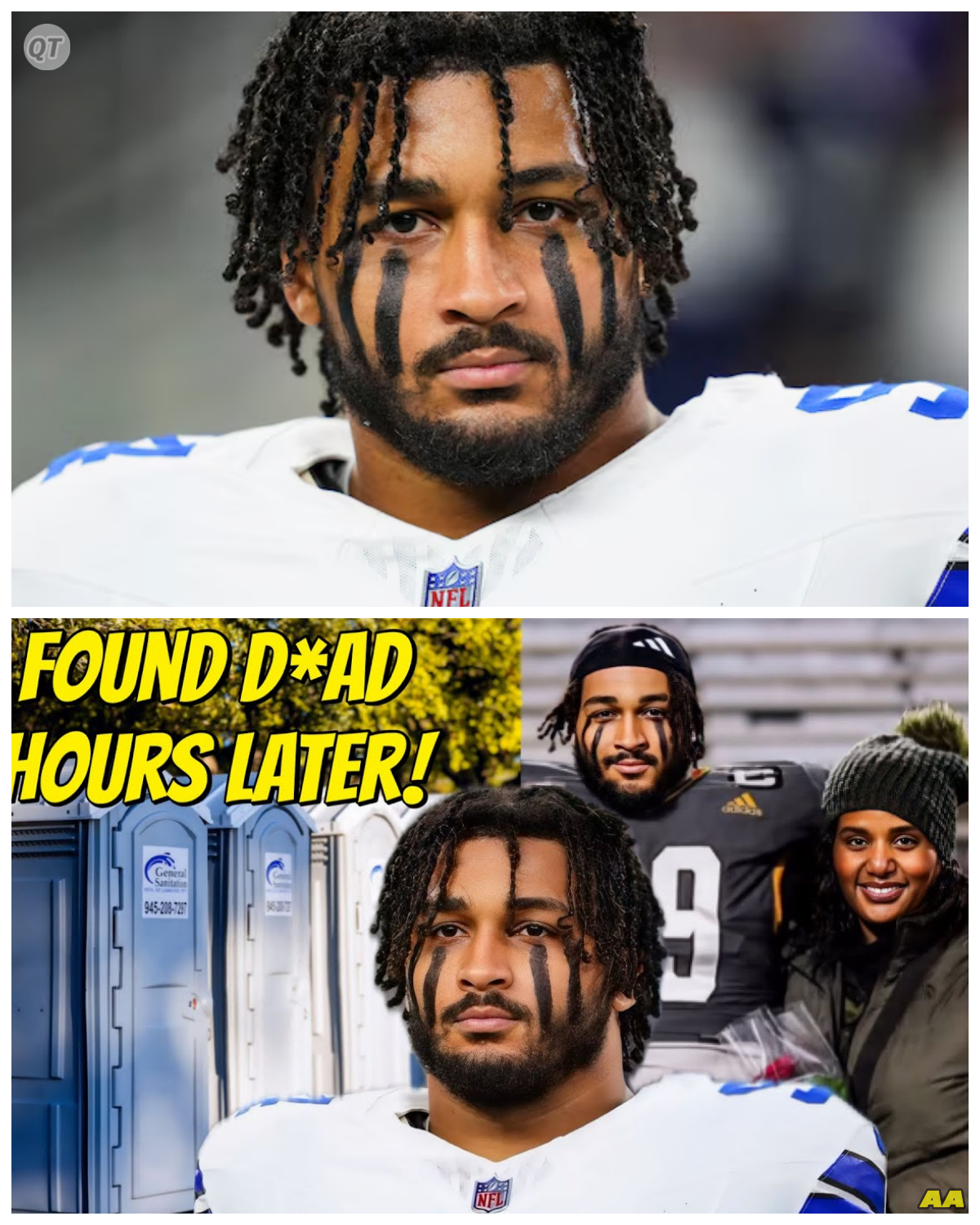 "NFL Player Found DEAD in Port-A-Potty After Heartbreaking Loss of His Mother—911 Call Reveals Shocking Details!" "In a devastating and shocking turn of events, an NFL player has been found dead in a port-a-potty just hours after a heartbreaking game and the loss of his mother. The chilling 911 call reveals the emotional toll leading up to his tragic end, leaving fans and teammates in utter disbelief. What drove this young athlete to such a tragic fate?" - News