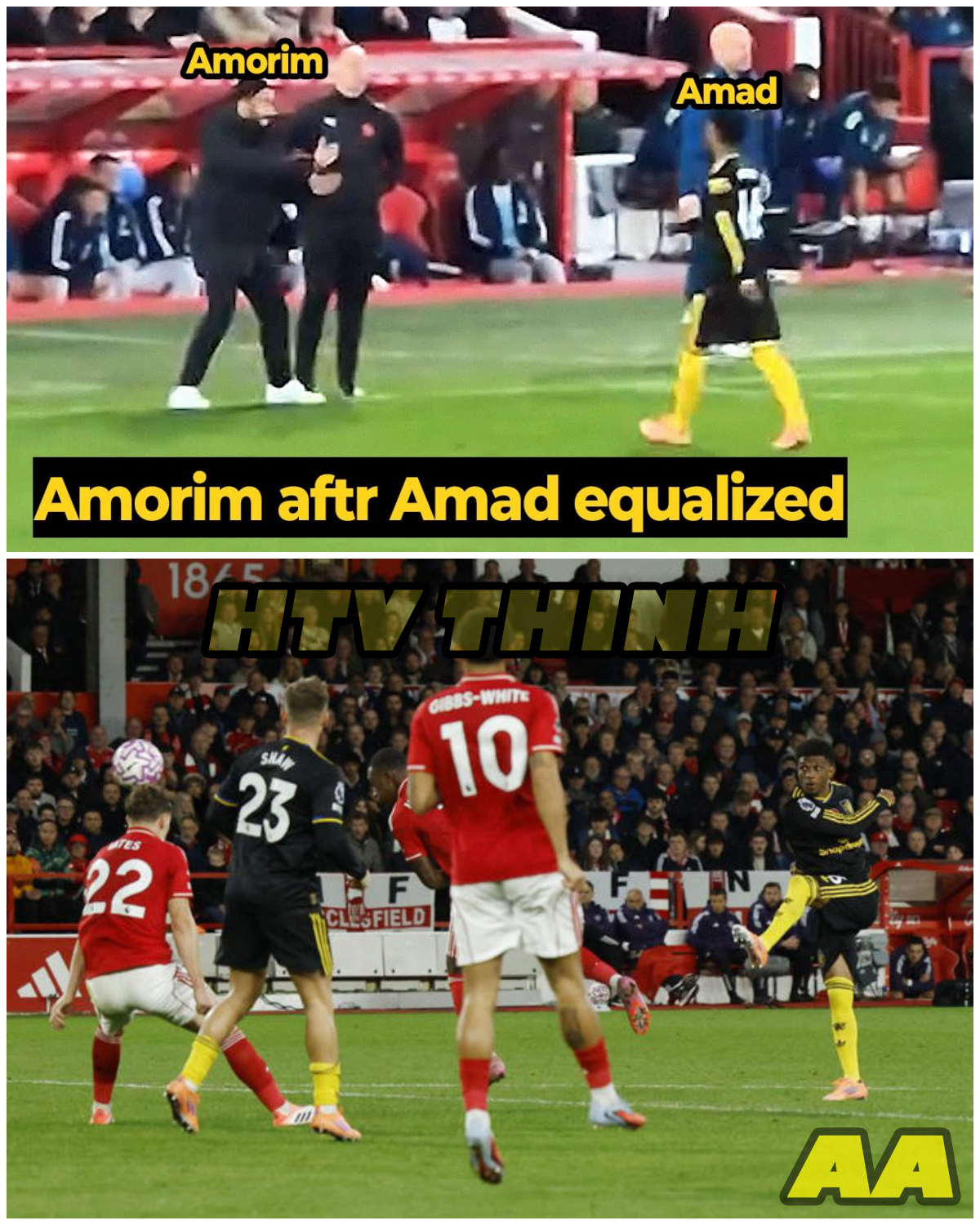  Amad Diallo Silences the City Ground: The Goal That Left Nottingham Stunned!  - HTT - News