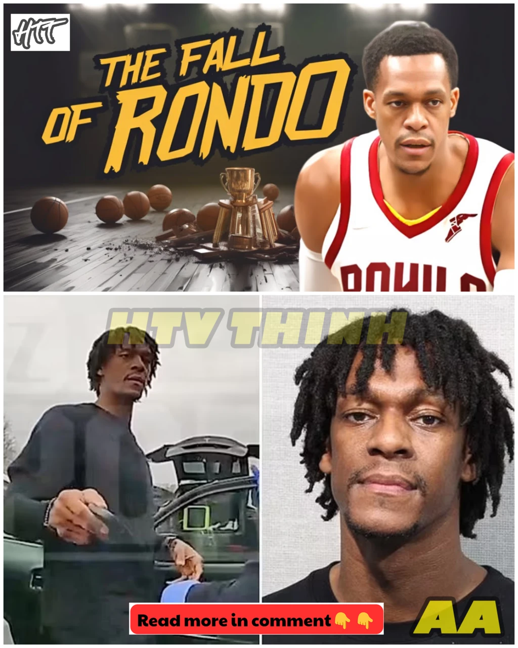 The Fall of Rajon Rondo: From NBA Champion to Legal Trouble | Shocking Arrest Story - HTT - News