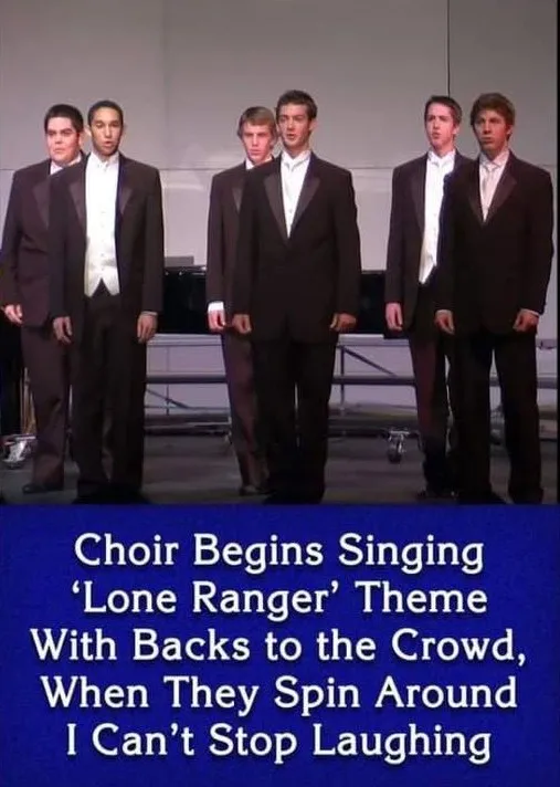 High School Choir’s Hilarious Twist on ‘Lone Ranger’ Theme Brings the House Down