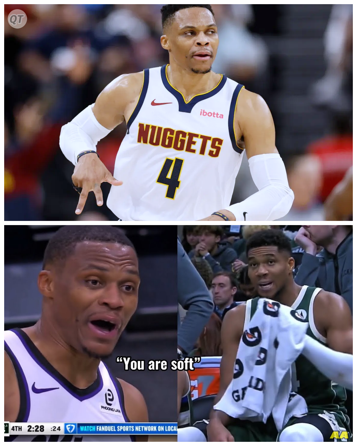 NBA ERUPTS Westbrook Goes Full MONSTER Mode Against Giannis — “He Looked 25 Again!” No one expected this version of Russ — explosive, relentless, fearless. He blew past defenders, hit clutch shots, and even outmuscled Giannis under the rim. “He was playing like a man trying to remind the league who he is,” one analyst said. Social media exploded with highlights, fans screaming, “This is why we love him!” For one night, the old Westbrook was reborn — and unstoppable. - News