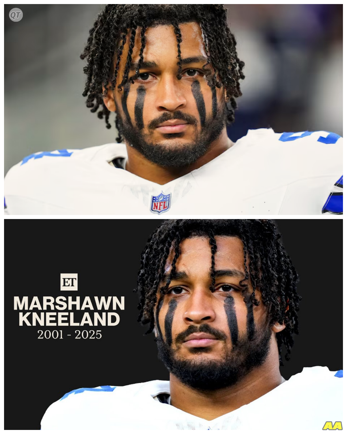  "Dallas Cowboys Star Marshawn Kneeland DEAD at 24—The Tragic Loss That Has Left The Sports World Reeling!"  "In a heart-wrenching turn of events, Dallas Cowboys star Marshawn Kneeland has tragically passed away at just 24 years old, leaving fans, teammates, and the entire sports community in shock. Known for his incredible talent and promising future, Kneeland’s untimely death has stunned everyone who knew him. 'This is the loss of a lifetime,’ say insiders, as details about his sudden passing emerge. The world mourns the loss of a rising star taken too soon." - News