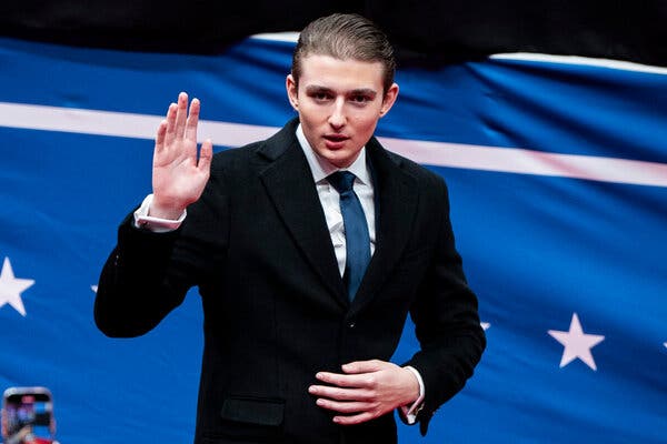 In a stunning Senate showdown, Barron Trump took on Alexandria Ocasio-Cortez, declaring