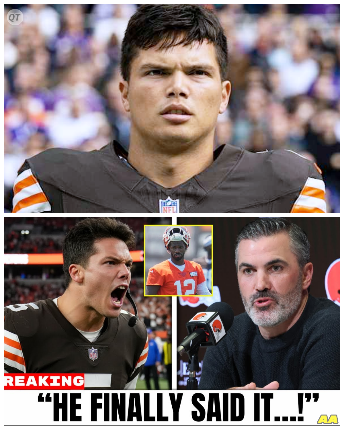 Kevin Stefanski CONFESSES “I Was WRONG About Shedeur Sanders!” — Browns Locker Room ERUPTS In Shock! The NFL world froze as Kevin Stefanski, Cleveland’s embattled head coach, stepped up to the podium and uttered the words no one saw coming — “I was wrong about Shedeur Sanders.” Reporters gasped, players whispered, and fans lit up social media. The man once accused of “burying a star before his rise” just admitted his greatest mistake. “The kid’s special,” he said, eyes low with regret. This wasn’t just a confession — it was redemption, too little, too late. - News