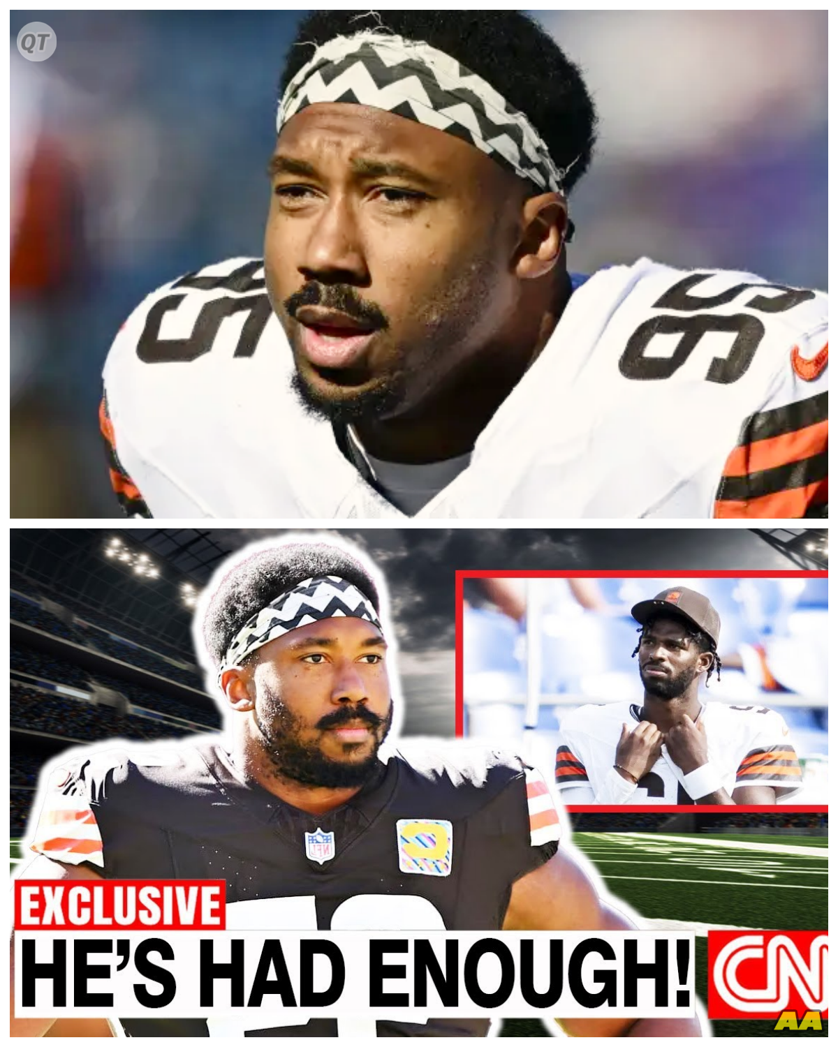 Myles Garrett EXPLODES On Kevin Stefanski Over POSSIBLE Trade Amid Shedeur Sanders Drama — Browns Locker Room In TOTAL CHAOS! The Cleveland Browns are officially on fire — and not the good kind. Sources say Myles Garrett went nuclear on Kevin Stefanski after hearing whispers of a potential trade that could reshape the team’s future. The breaking point? The ongoing Shedeur Sanders controversy tearing the locker room in half. “I’ve given everything to this team — and this is how you repay me?” Garrett allegedly shouted. The confrontation left players frozen, coaches silent, and insiders calling it the most explosive moment of Stefanski’s tenure. - News