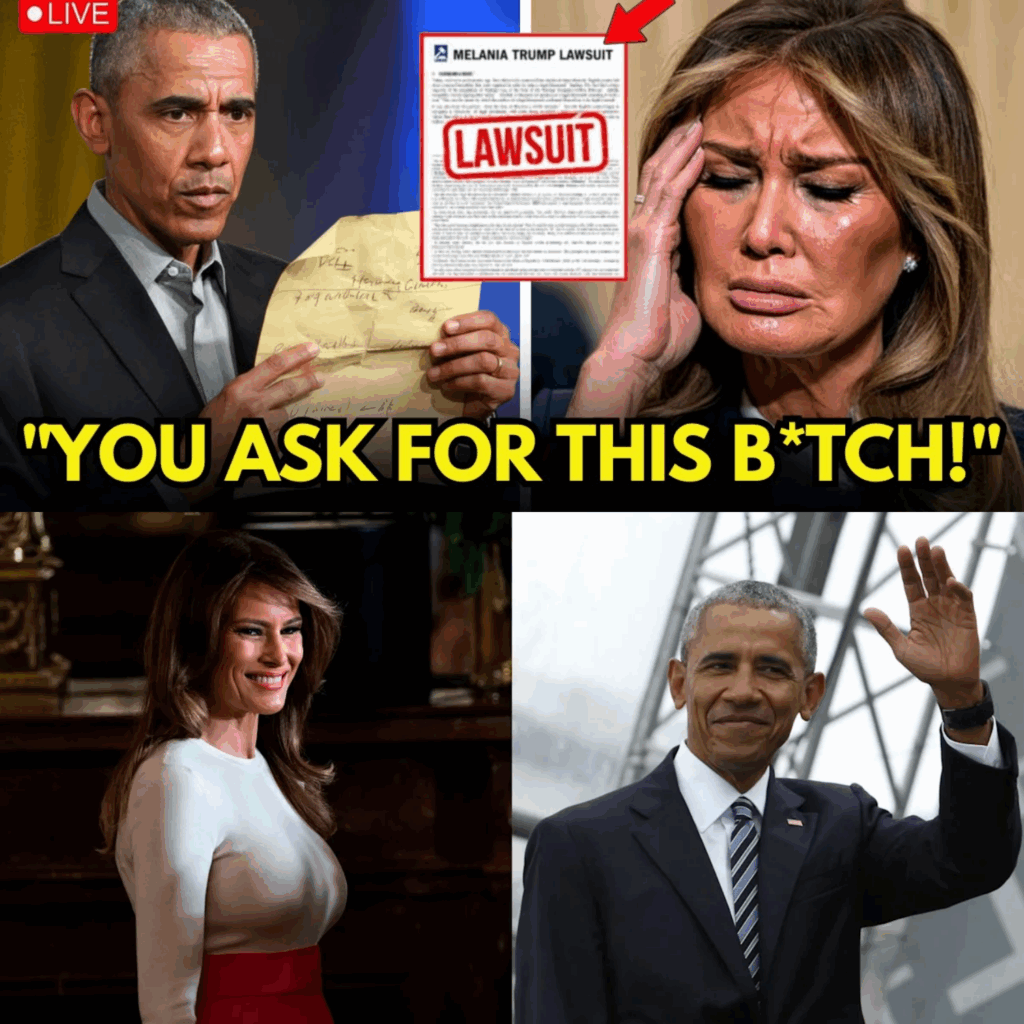 Melania’s Shocking Insult to Obama Sparks a $100M Lawsuit Showdown psss