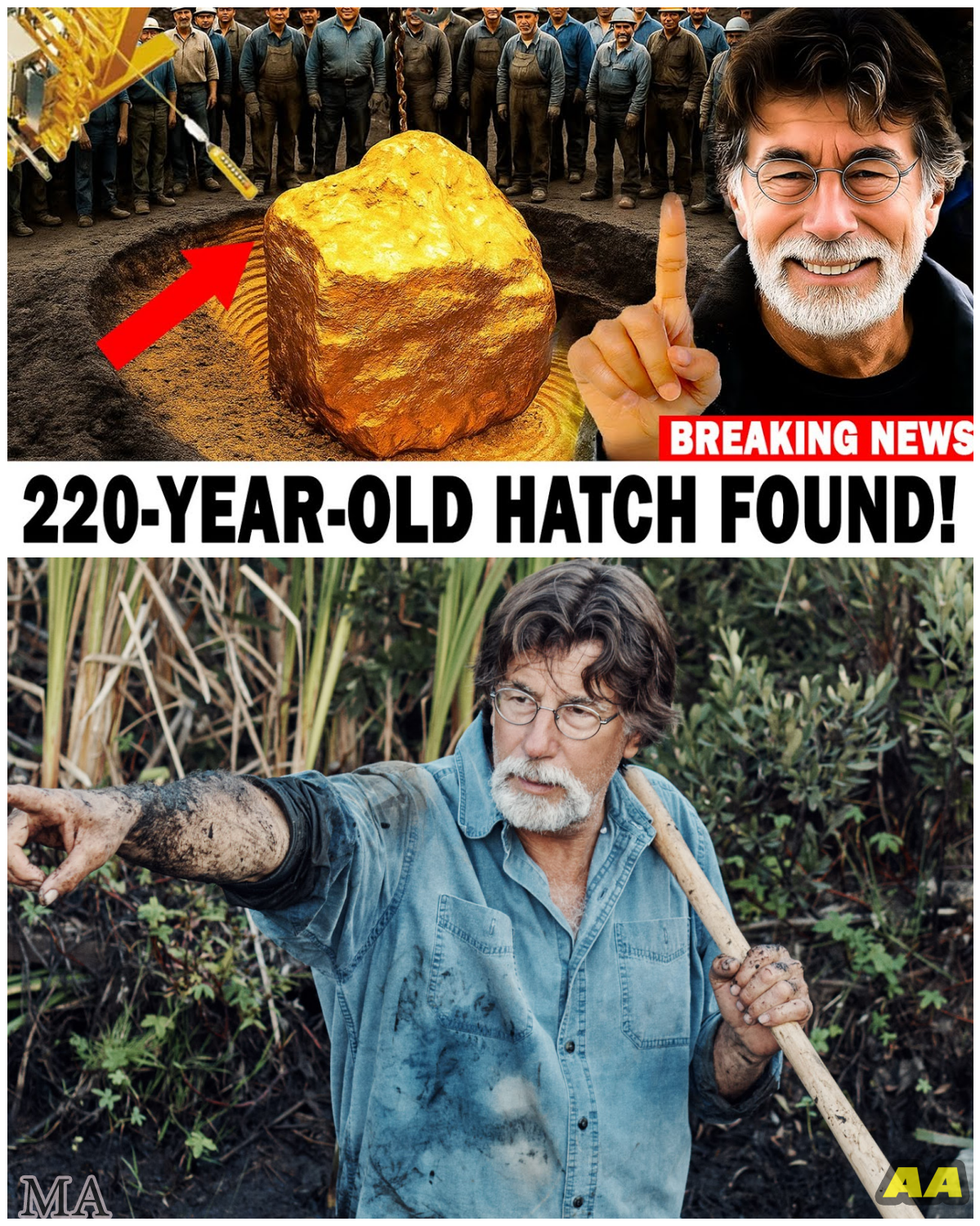  “AFTER 220 YEARS UNDERGROUND, RICK LAGINA BREAKS OPEN THE OAK ISLAND HATCH — AND THE DISCOVERY IS TOO SHOCKING FOR TV ” - News