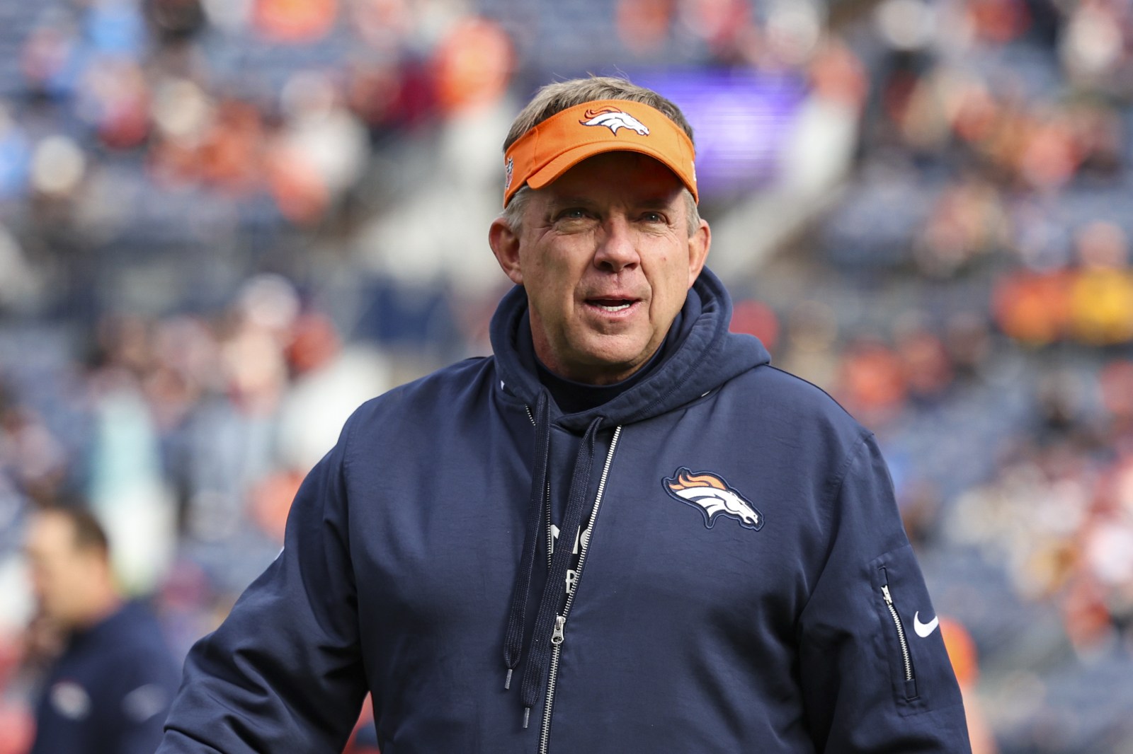 Sean Payton Flagged for Unsportsmanlike Conduct After Colliding With Ref on Sideline