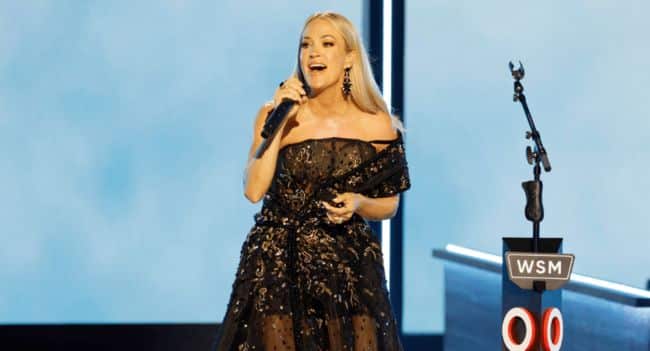 Carrie Underwood Breaks Down In Tears After Randy Travis Surprises Her During Opry 100 Tribute And Announces She’s Joining The Opry Family