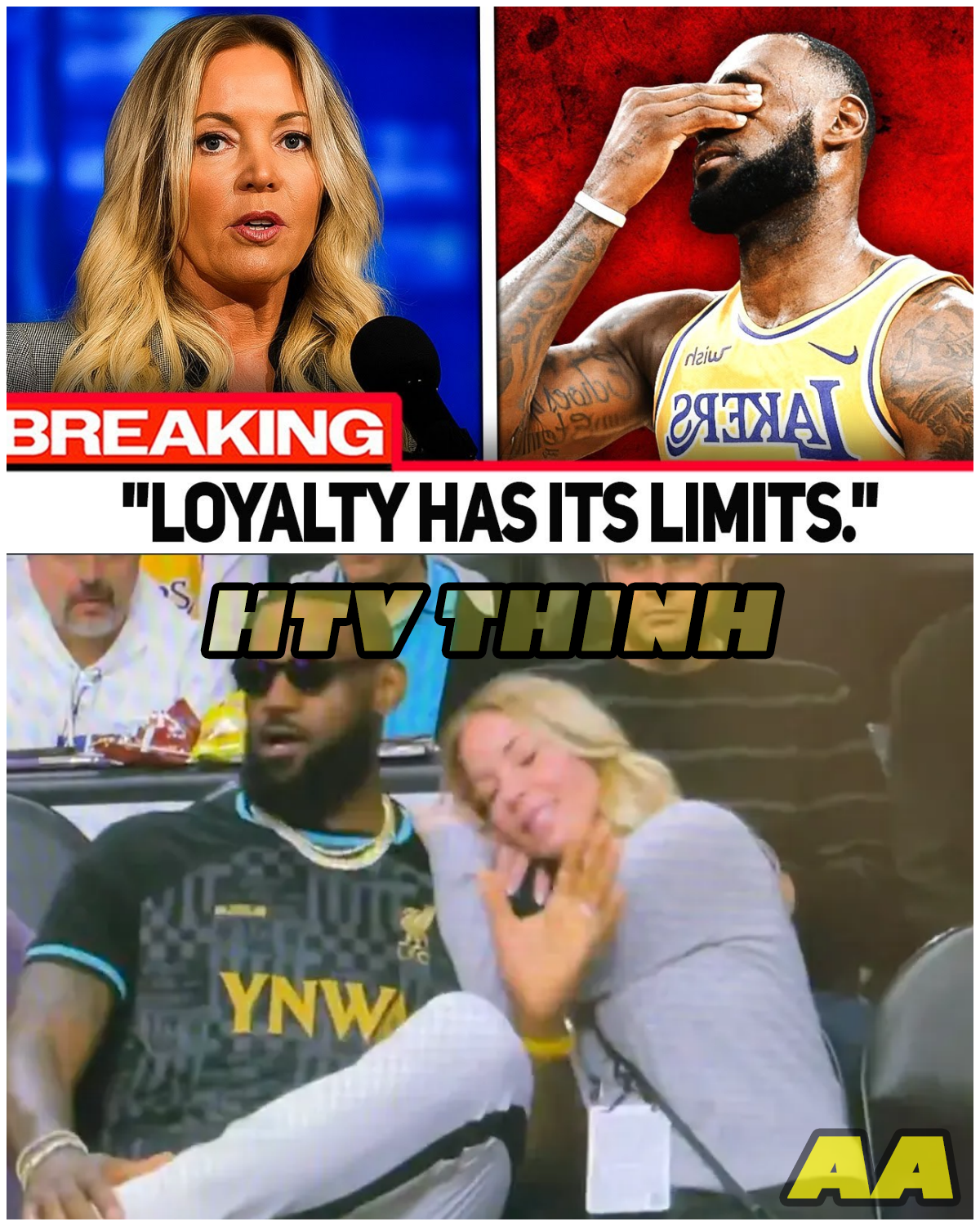  Jeanie Buss Drops the Bomb: LeBron’s Lakers Farewell Isn’t What You Think!  - HTT - News