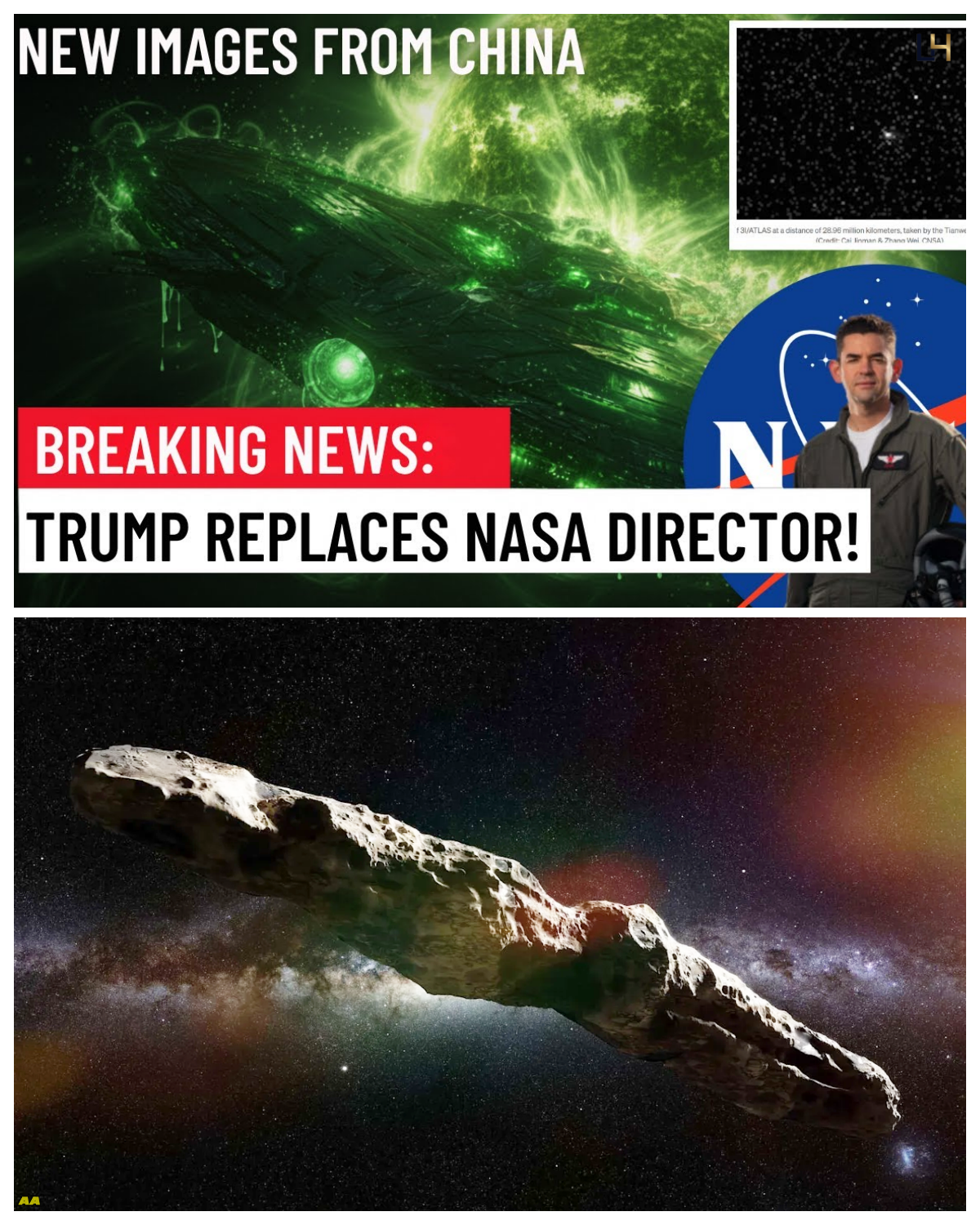 3I/ATLAS: China Releases New Images as NASA Director General Replaced - News