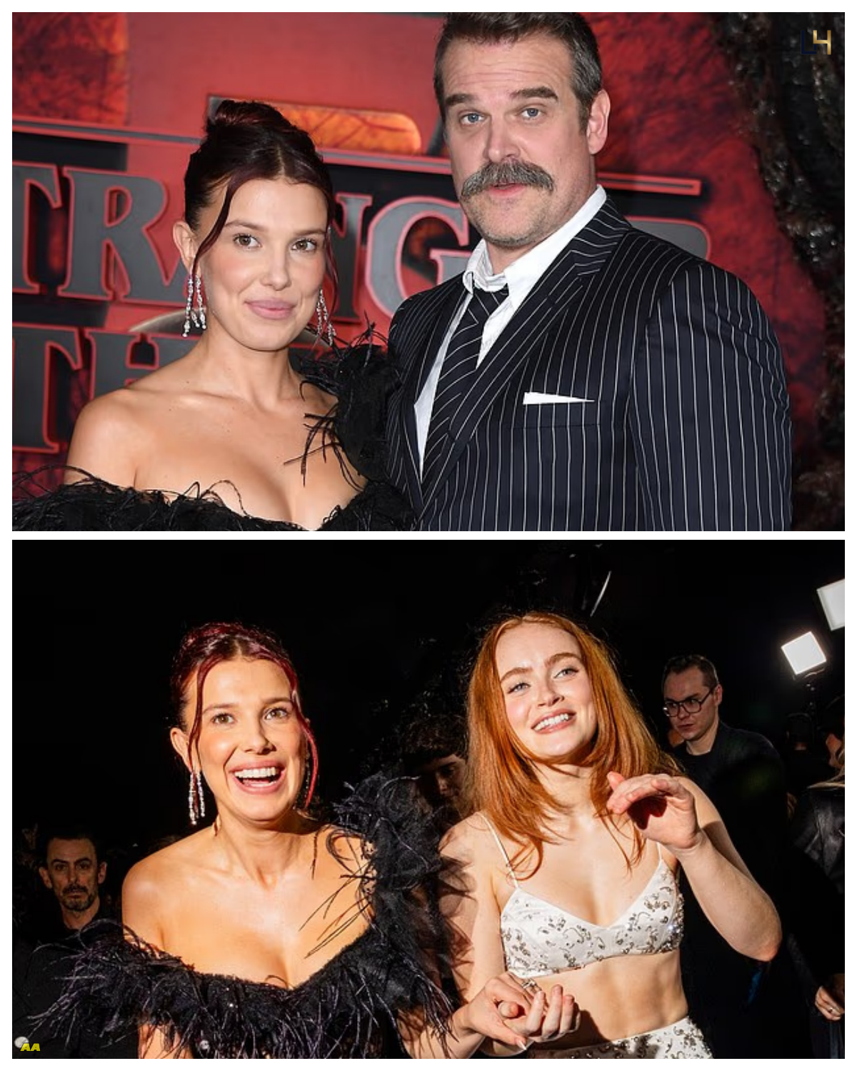 Millie Bobby Brown and Sadie Sink dazzle as they lead stars at Stranger Things final season premiere in LA - News