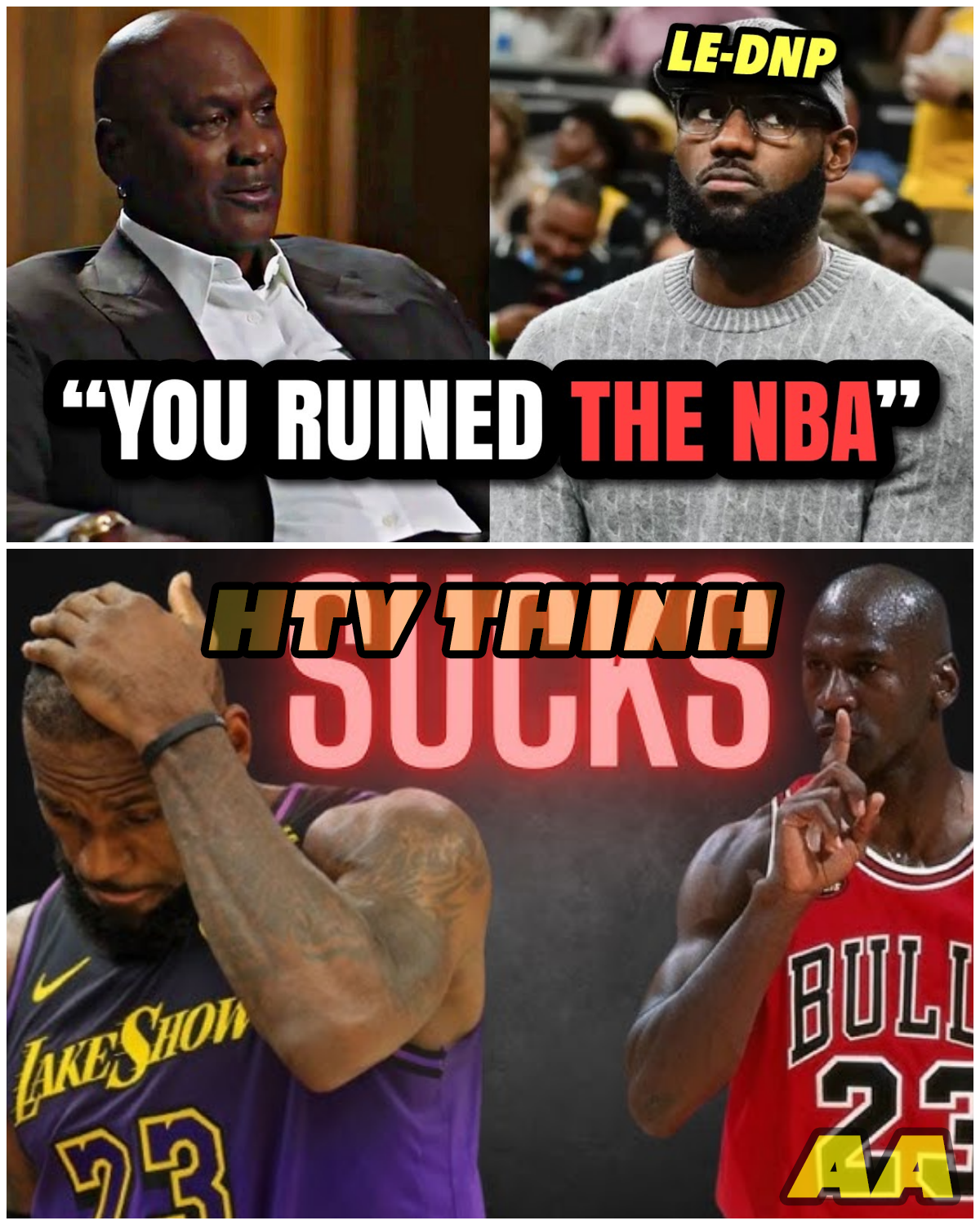 The NBA’s Dirty Secret Revealed by the GOAT Himself - Prepare to Be Shocked! - HTT - News