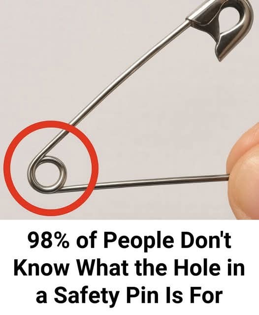 What’s the Hole in a Safety Pin For?