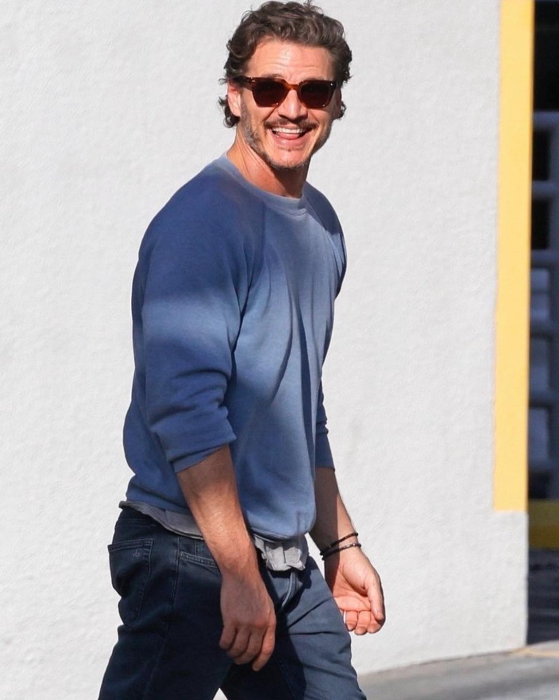 Pedro Pascal Brings His Signature Chaos (and Charm) to the Set of ‘BEHEMOTH!’ in Los Angeles