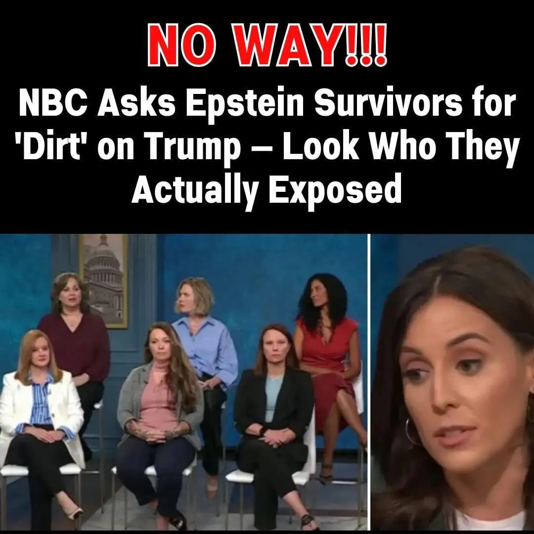 NBC Asks Epstein Survivors for ‘Dirt’ on Trump — It Backfires Spectacularly