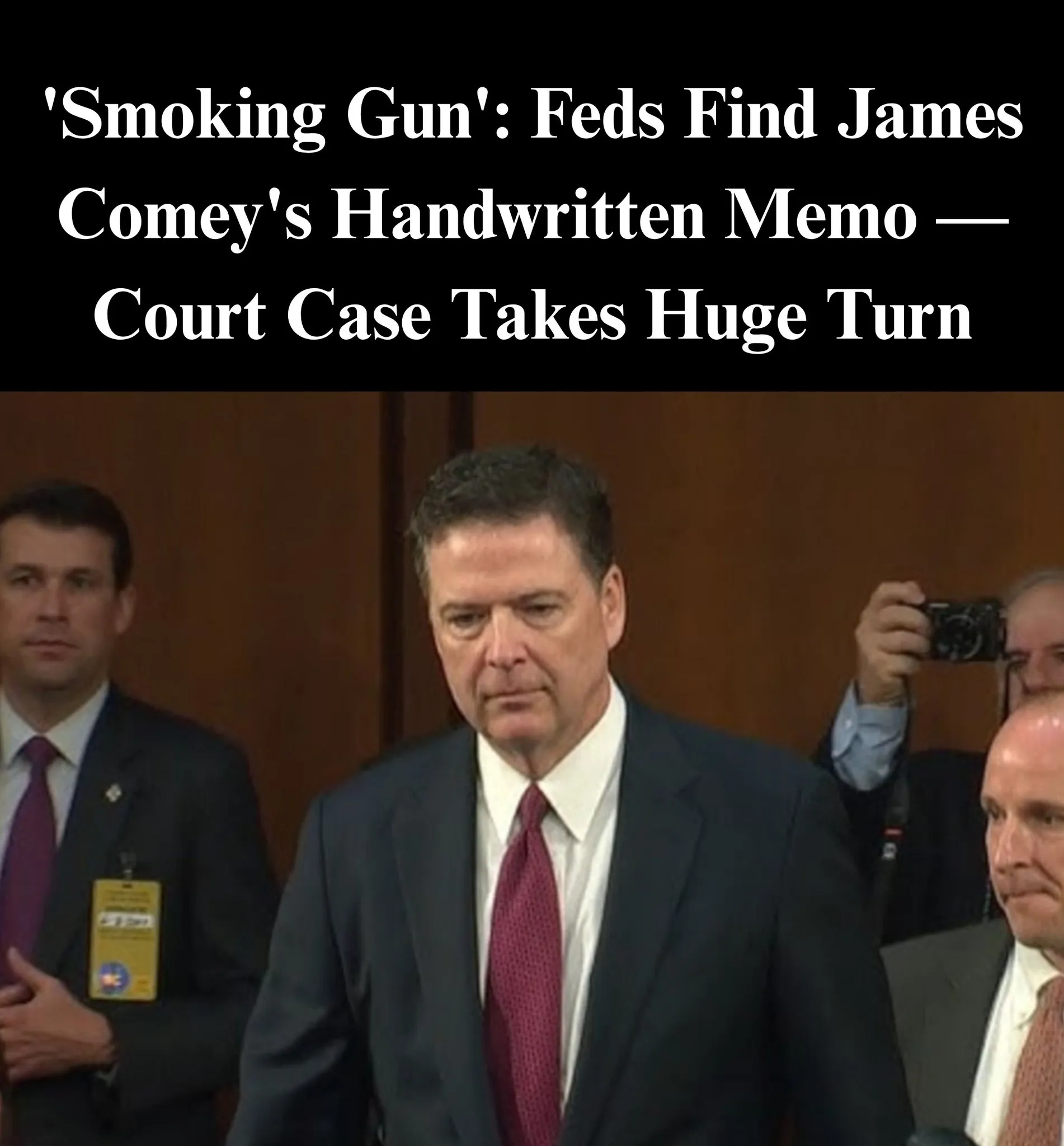 FBI Finds Comey Handwritten Note Referencing ‘HRC Plan’ Before 2016 Election