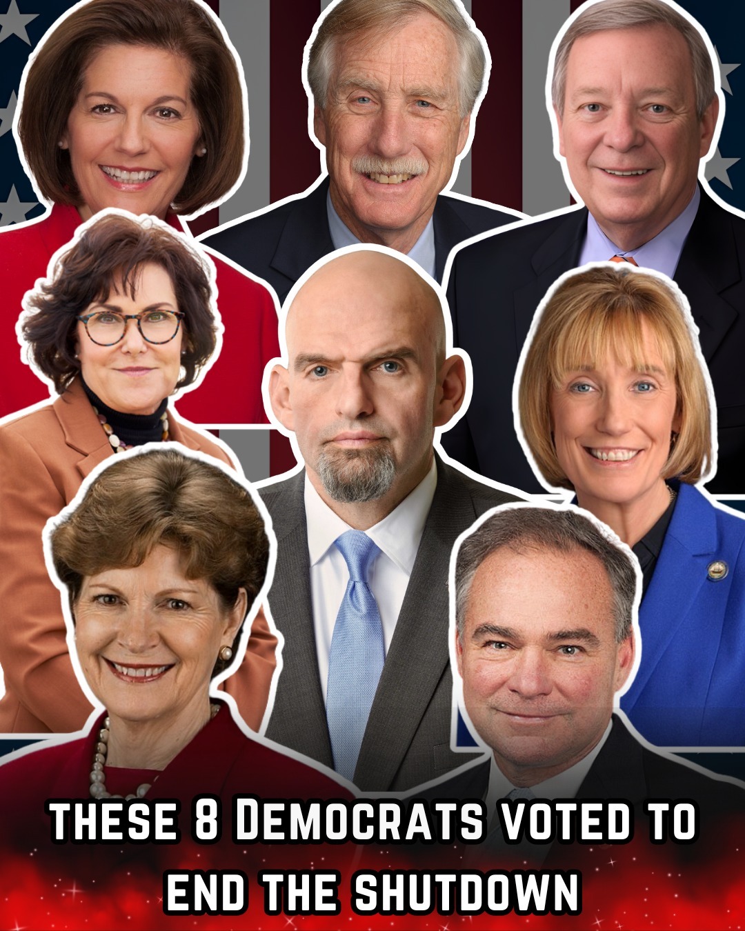 ll.A Courageous Stand: The 8 Democrats Who Voted to End the Shutdown psss