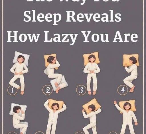 Your Sleep Position Reveals How Lazy You Really Are!