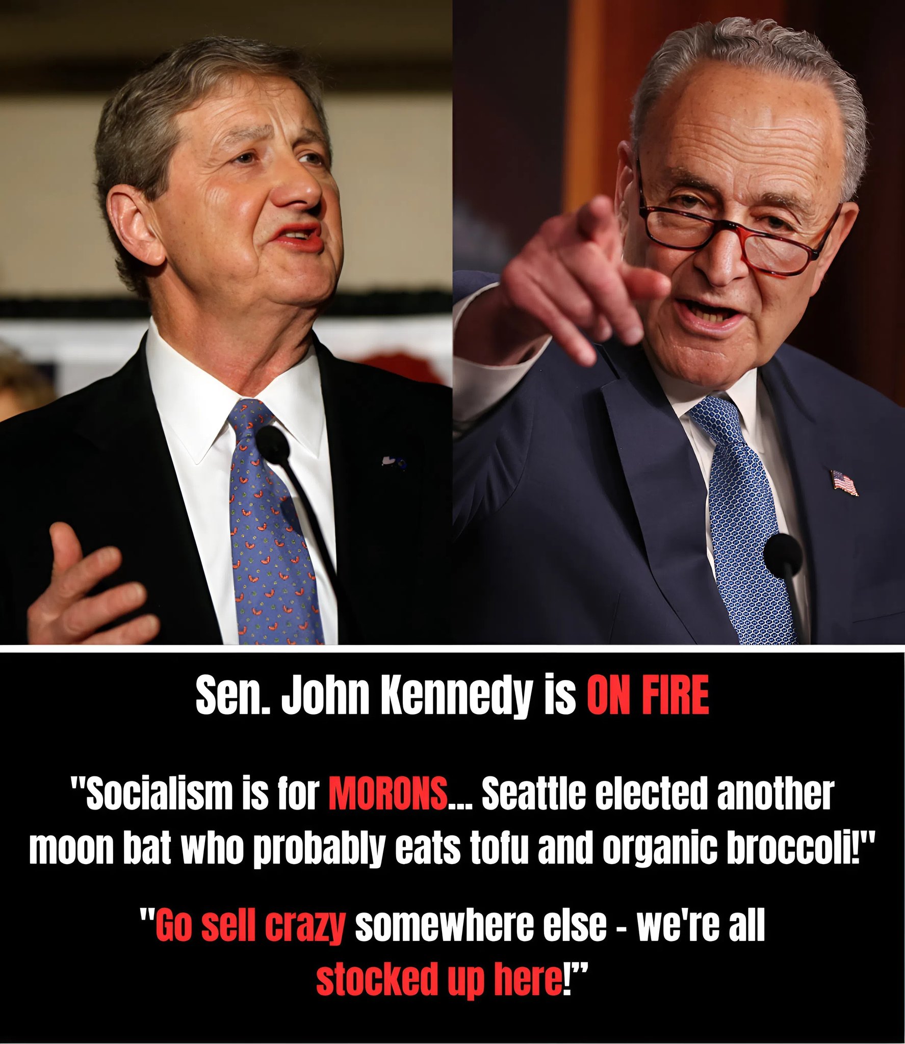 JUST IN: Sen. John Kennedy is ON FIRE