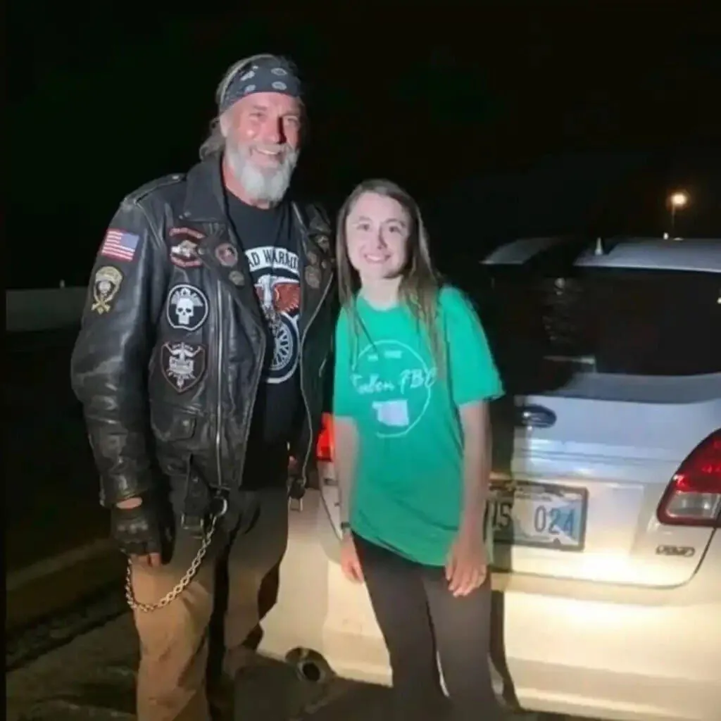 She started crying. I have...