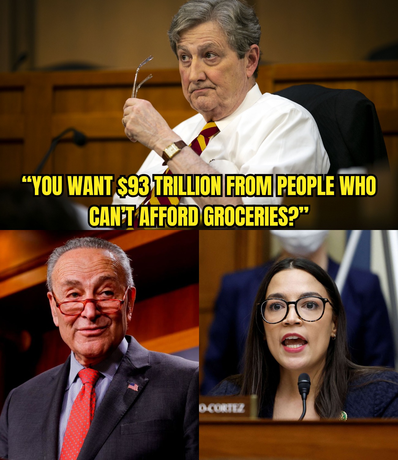 ll.Kennedy TORCHES AOC & SCHUMER on C-SPAN