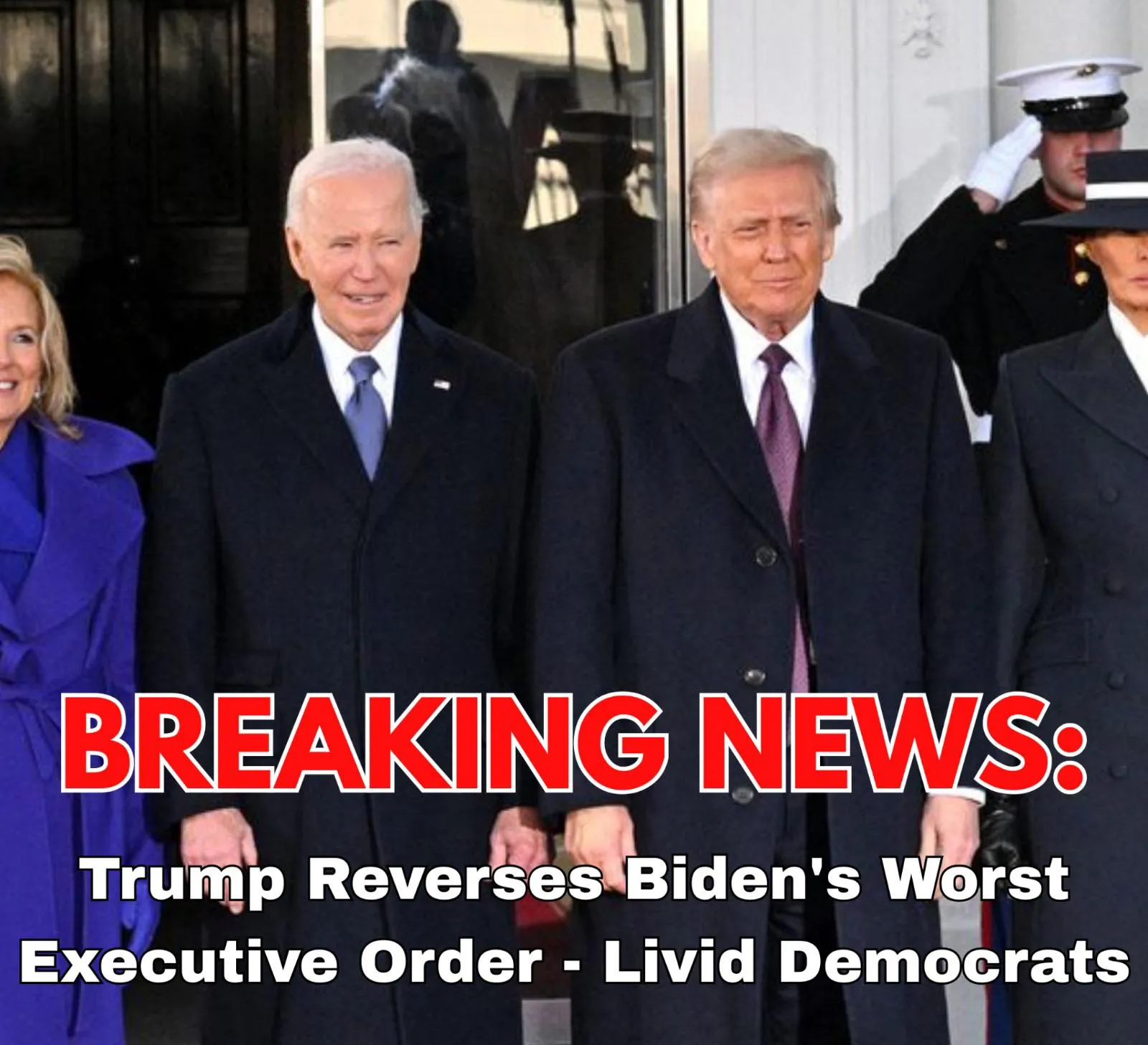 C49.Trump Strikes Back: Reverses Biden’s Controversial Executive Order Despite Democrat Fury