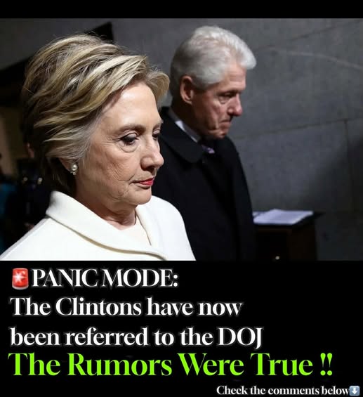 MAJOR DEVELOPMENT: The Clintons Referred to the DOJ After Refusing Epstein Testimony