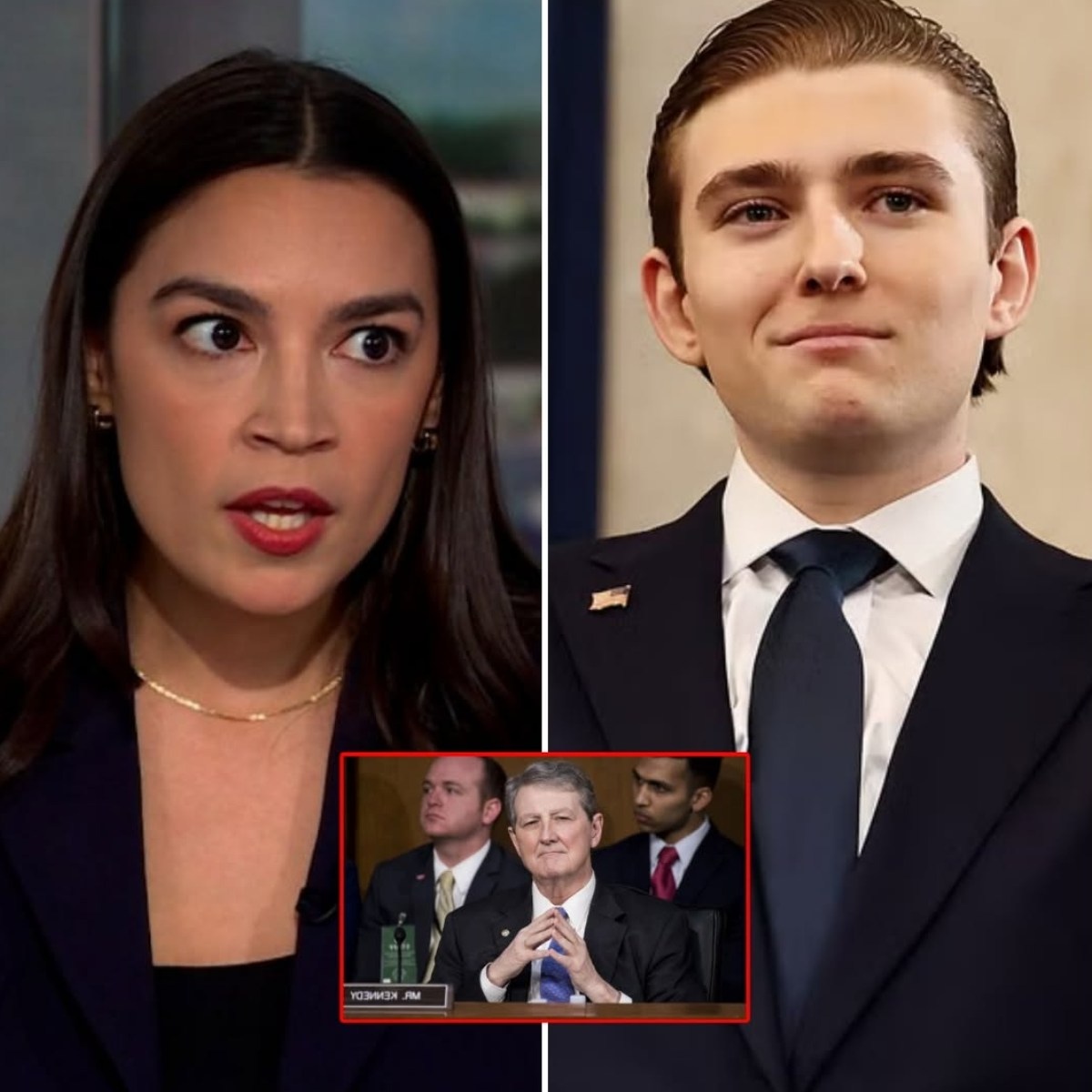 AOC BULLIES BARRON TRUMP ON SENATE FLOOR