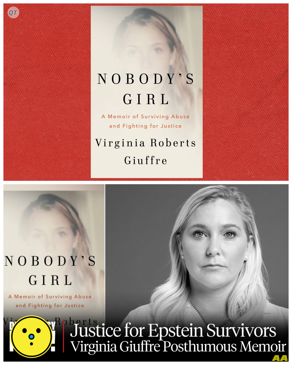  "Virginia Giuffre’s Explosive Memoir 'Nobody’s Girl'—Revealing the Dark Truth Behind Epstein, Maxwell, and Prince Andrew!"  "In a shocking new memoir, Virginia Giuffre opens up about the horrific sex abuse she endured at the hands of Jeffrey Epstein, Ghislaine Maxwell, and Prince Andrew. 'Nobody’s Girl' exposes the darkest secrets of the rich and powerful, revealing the deep trauma and betrayal that has haunted her for years. 'The truth is more disturbing than anyone could imagine,' insiders say, as Giuffre’s memoir promises to shake the very foundations of the elite. Prepare for a gut-wrenching revelation that will leave you speechless." - News
