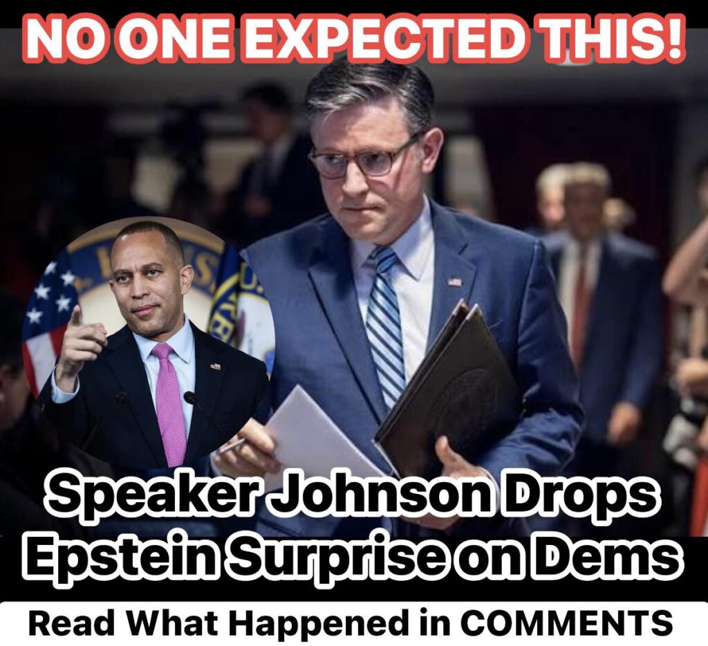 Speaker Johnson Warns Democrats’ Sudden Push on Epstein Files Is Politically Motivated and Potentially Dangerous