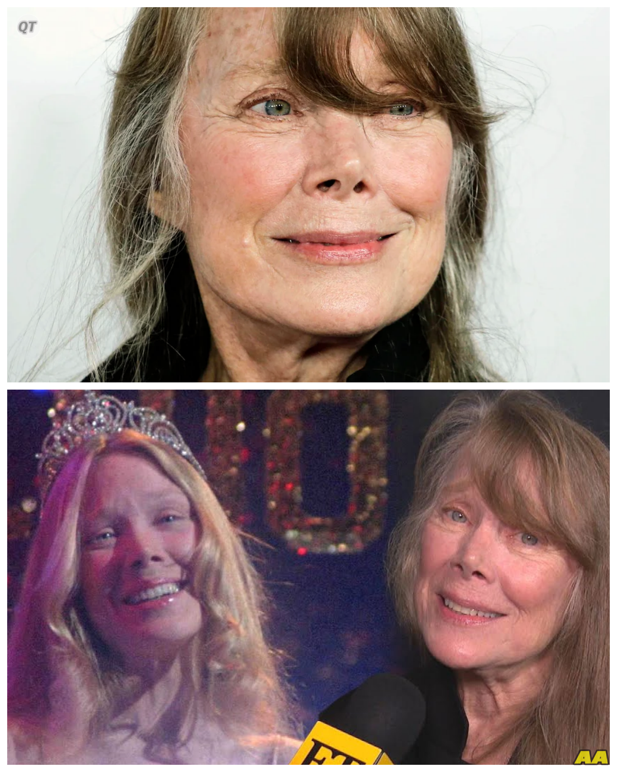  "Sissy Spacek Dishes on Carrie’s 50th Anniversary—The MESSY, SHOCKING Truth About Filming the Horror Classic!"  "Carrie turns 50, and Sissy Spacek is finally revealing the messy secrets from the set of the legendary horror film! From terrifying special effects to backstage drama, Spacek shares the shocking moments that almost broke her—and the crew. 'It was like nothing I’d ever experienced,’ she says, as she opens up about the chaotic filming process that made Carrie both a nightmare and a triumph. Get ready for a behind-the-scenes look at the making of a horror classic!" - News