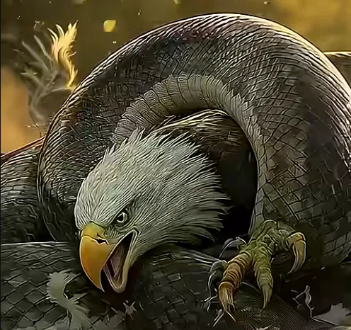 RESCUE ON THE RIVERBANK — THE DAY A MAN FOUGHT A GIANT PYTHON TO SAVE A WOUNDED EAGLE ❤️