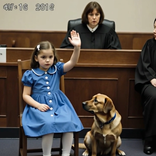 SHE GAVE HER DOG A SECRET SIGNAL — AND THE COURTROOM FINALLY HEARD HER VOICE My