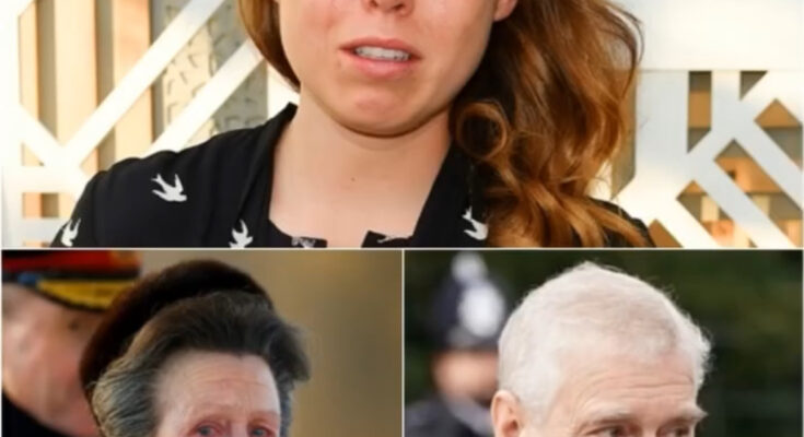 10 MINUTES AGO! Princess Beatrice, her eyes swollen from endless tears, rushed into the Palace with BAD NEWS about Prince Andrew .