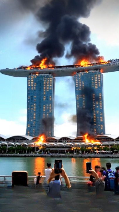Flames on the Skyline: Marina Bay Sands, Symbolism, and the Strength Beneath the Fire