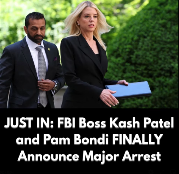 Kash Patel, Pam Bondi Announce Chilling Arrest psss