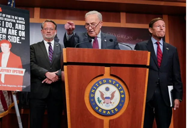 Dramatic Fictional Political Upheaval Erupts as Prominent Democratic Leader Abruptly Resigns Amid Escalating Epstein Scandal