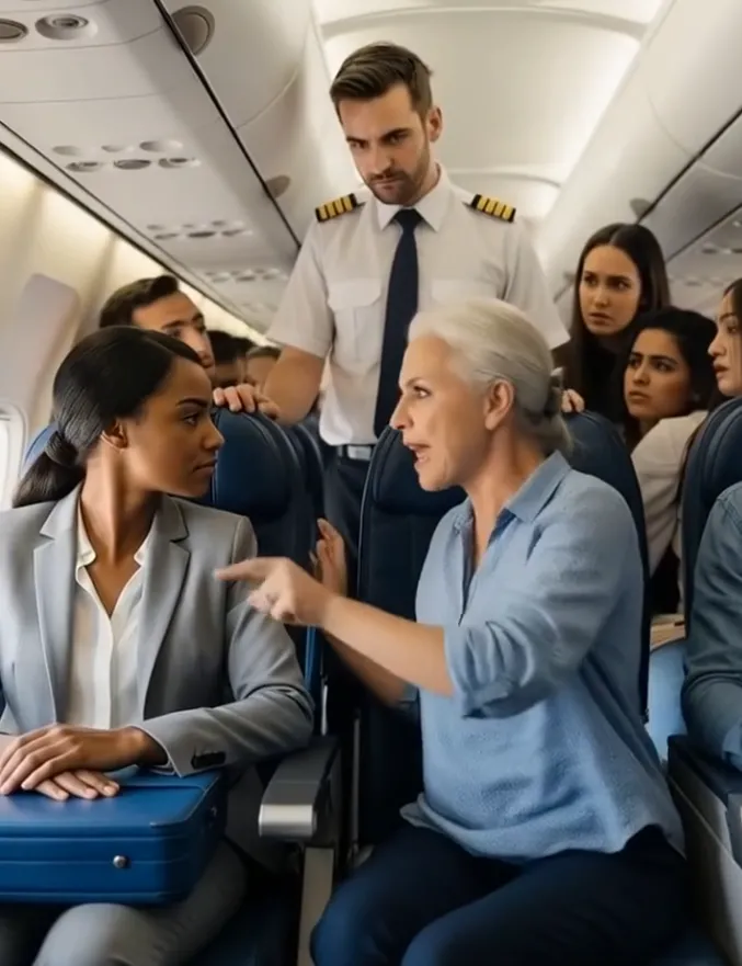 Mother Forces Black Passenger to Give Up Seat — Pilot’s Next Move Astonishes Everyone