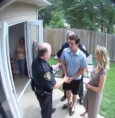 At the family barbecue, my phone buzzed with a message: Leave now. Don’t speak to anyone. I slipped away quietly. Moments later, the driveway erupted in flashing lights