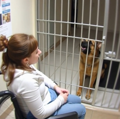 C17.The Shelter’s Most Aggressive Dog Met a Girl in a Wheelchair… What Happened Next Stunned ND