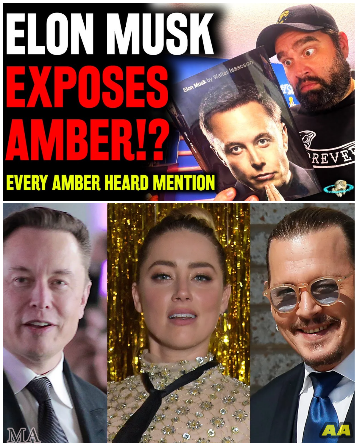  Elon Musk, Amber Heard, and Johnny Depp: The UNTOLD STORY Hidden in His Biography — What He DIDN’T Say Will Leave You STUNNED  - News