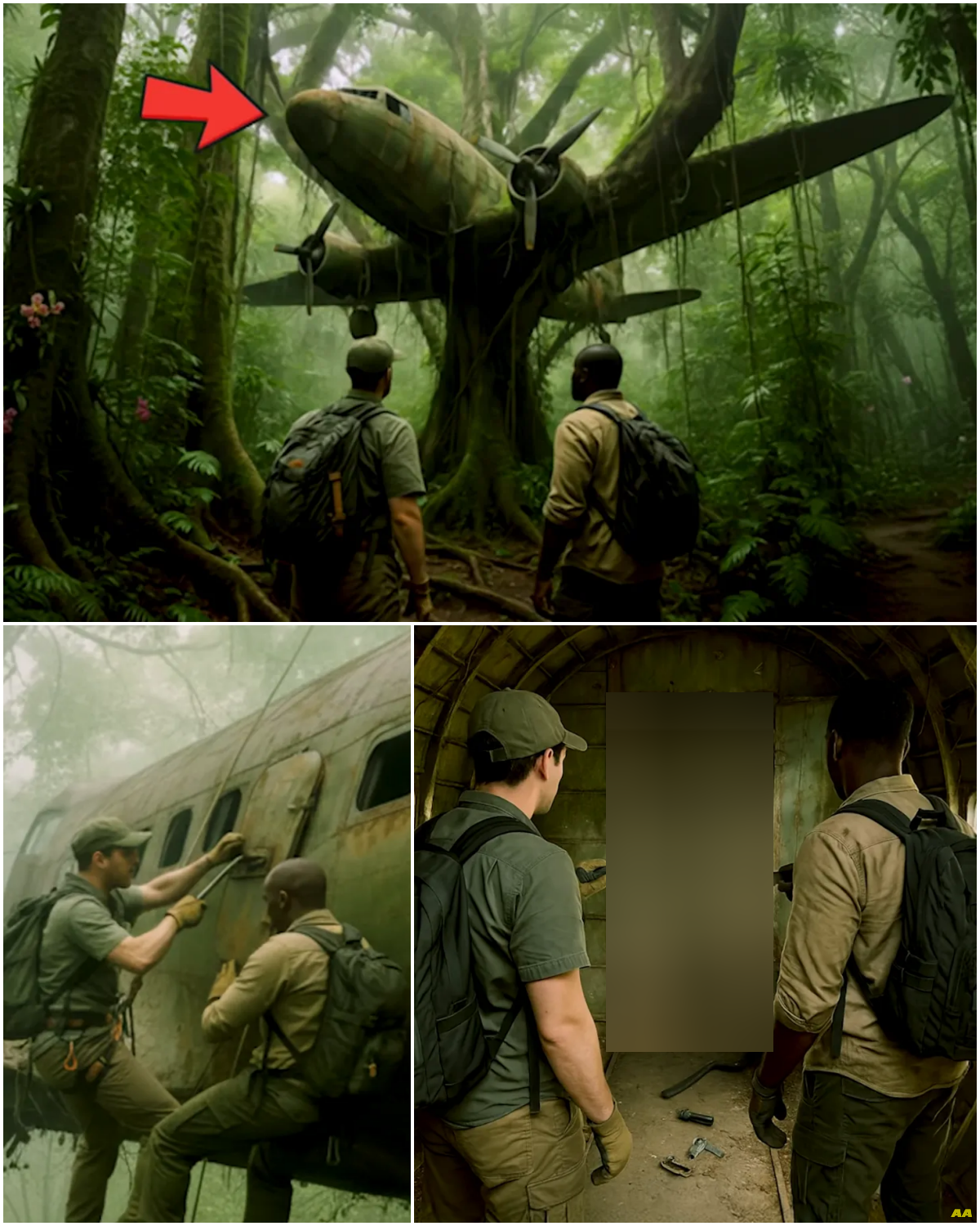 Explorers Found Plane Wreck in Jungle, What Was in the Cargo Made Them Cry… - News