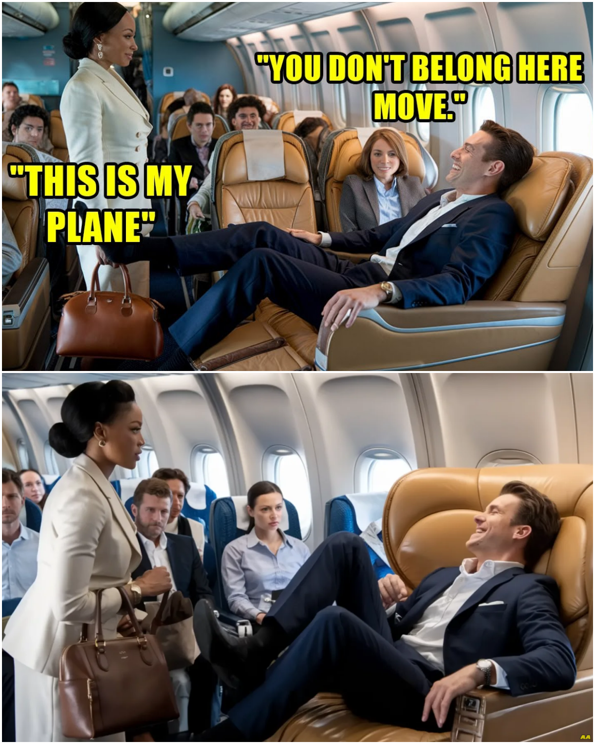 Black Woman CEO’s Seat Stolen by White Passenger — Seconds Later, Flight Is Grounded! - News