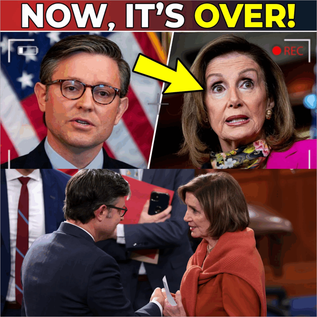 Mike Johnson Blunts Democratic Fury, Turns Tables with Nancy Pelosi’s Own Precedent in Explosive House Showdown